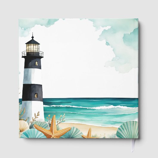 Nautical Lighthouse Baby Shower  ゲストブック (裏面)