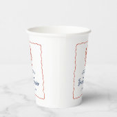 Nautical Lobster Coastal Bridal Shower  紙コップ (右)