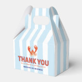 Nautical Lobster Kids Birthday フェイバーボックス (裏面サイド)