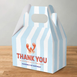 Nautical Lobster Kids Birthday フェイバーボックス