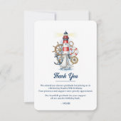 Nautical Ocean Beacon  サンキューカード (正面)