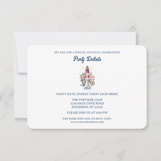 Nautical Ocean Beacon QR Code 出欠カード (正面)