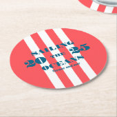 Nautical Party Paper Coaster ラウンドペーパーコースター (アングル)