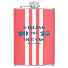 Nautical Party Vinyl Wrapped Flask フラスク