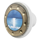 Nautical Porthole Ceramic Pull セラミックノブ (右)