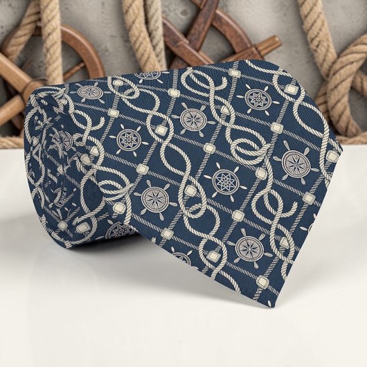 Nautical Ropes Custom Necktie ネクタイ