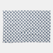 Nautical Sailboat Kitchen Towel キッチンタオル (横)