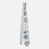 Nautical Sea Life Custom Necktie ネクタイ (裏面)