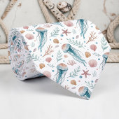 Nautical Sea Life Custom Necktie ネクタイ