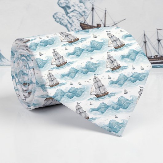 Nautical Sea Life Custom Necktie ネクタイ