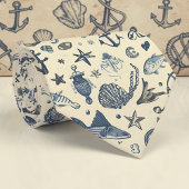 Nautical Sea Life Custom Necktie ネクタイ