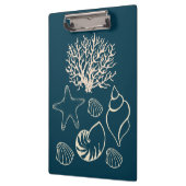 Nautical Seashell Clipboard  クリップボード (左)