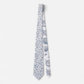 Nautical Seashells Custom Necktie ネクタイ (正面)