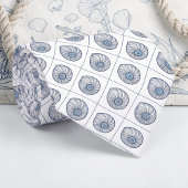 Nautical Seashells Custom Necktie ネクタイ