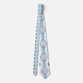 Nautical Seashells Custom Necktie ネクタイ (裏面)