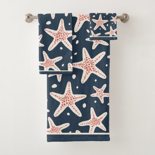 Nautical Starfish Bath Towel Set  バスタオルセット (インサイチュ)
