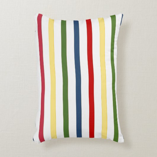 Nautical Stripe Accent Pillow アクセントクッション (正面(垂直))