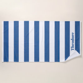 Nautical Striped ビーチタオル
