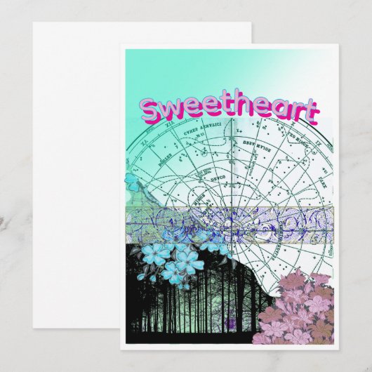 Nautical Style Card 招待状 (正面/裏面)