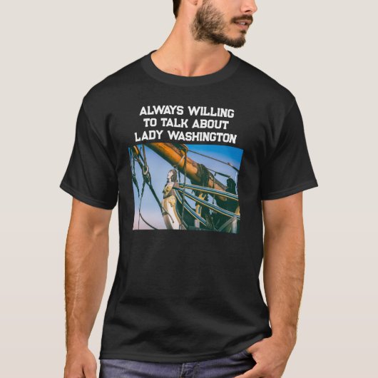  Nautical Tall Ship Feather Head Photography Tシャツ (正面)