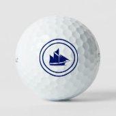 Nautical Tee Time Golf Balls ゴルフボール (正面)