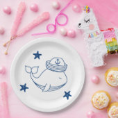 nautical theme birthday party ペーパープレート (パーティー)