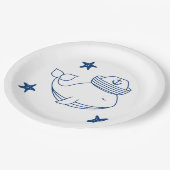 nautical theme birthday party ペーパープレート (アングル)