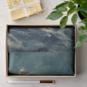 Nautical Tissue Paper with Lighthouse and Seagull 薄葉紙 (ギフト)