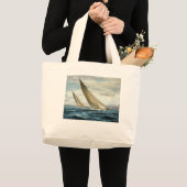 Nautical Tote Bag ラージトートバッグ (正面(商品))