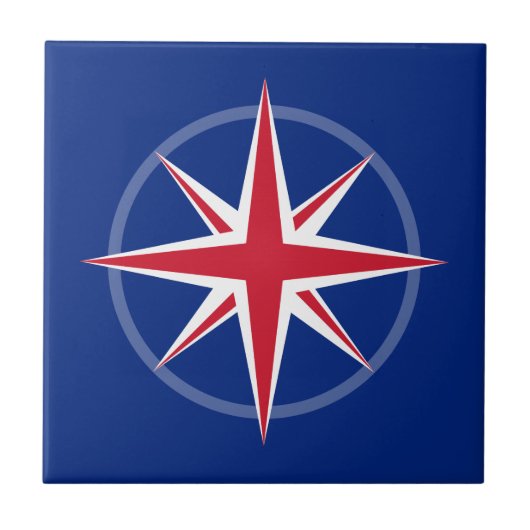 Nautical UK Flag タイル (正面)