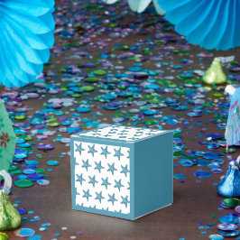 Nautical Watercolor Blue Starfish フェイバーボックス