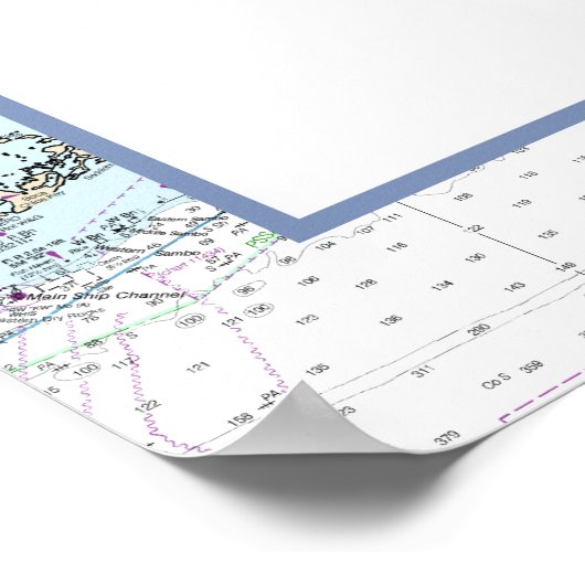 #Nautical #Wedding座席表 |南#Florida ポスター (角)