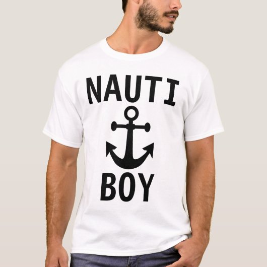 NAUTII BOY BOATER航海の Tシャツ (正面)