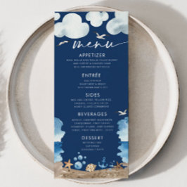 Nautiica Navyベビーシャワーメニュー メニュー