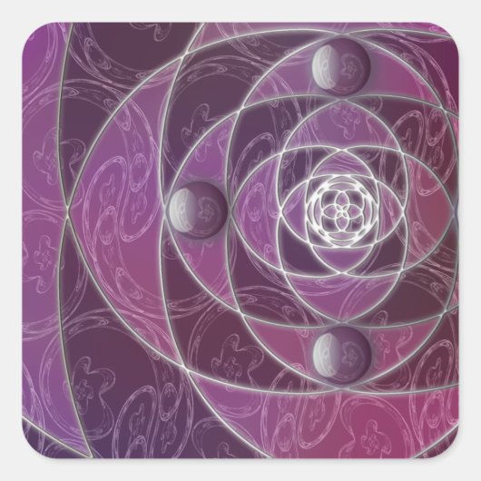 Nautilinaステッカー スクエアシール (正面)