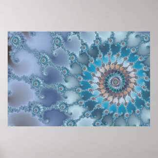 Nautilus – フラクタルアート ポスター