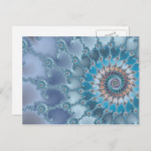 Nautilus – フラクタルアート ポストカード (正面/裏面)