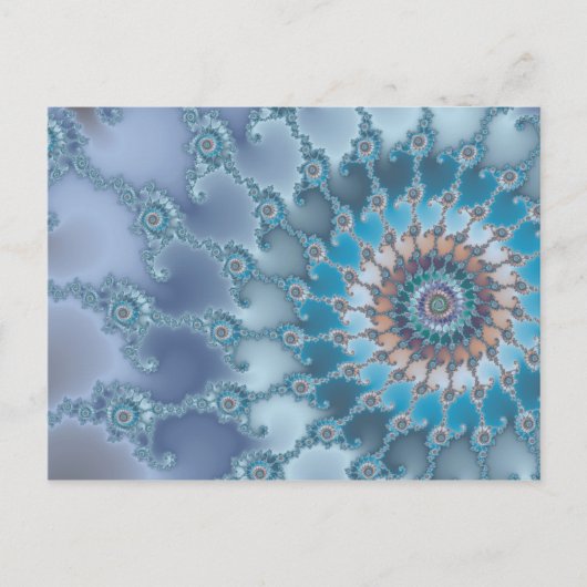 Nautilus – フラクタルアート ポストカード (正面)