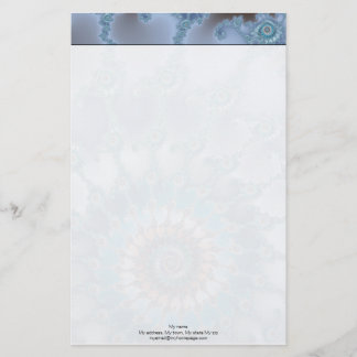 Nautilus – フラクタルアート 便箋