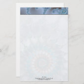 Nautilus – フラクタルアート 便箋 (正面/裏面)