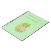 Nautilus 80ページスパイラルノートブック ノートブック (左側)