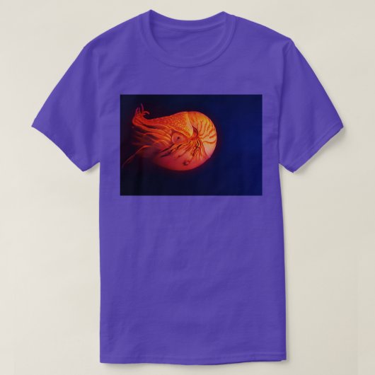 Nautilus at Aquarium Tシャツ (デザイン正面)
