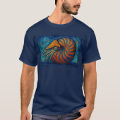 Nautilus im van Gogh Stil Tシャツ (正面)