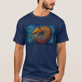Nautilus im van Gogh Stil Tシャツ