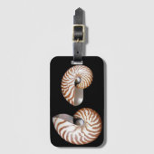 Nautilus seashells荷札 ラゲッジタグ (正面縦)