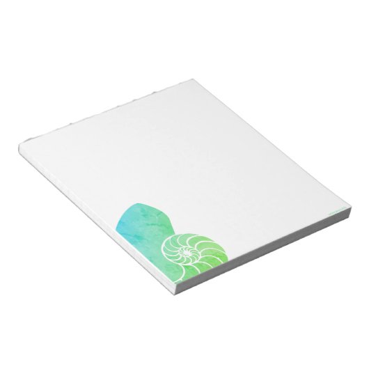 Nautilus Shades of Green Notepad ノートパッド (アングル)