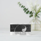 Nautilus Shell – ペールとブラックアワビ 名刺 (スタンド正面)