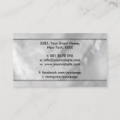 Nautilus Shell – ペールとブラックアワビ 名刺 (裏面)