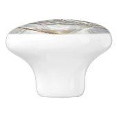 Nautilus Shell – 真珠と金ゴールドの母 セラミックノブ (側面)