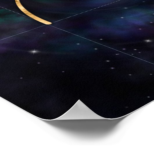 Nautilus Shell – 聖幾何学 ポスター (角)